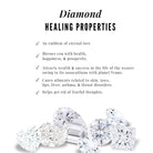 Classic Natural Diamond Open Circle Stud Earrings Diamond - ( HI-SI ) - Color and Clarity - Rosec Jewels