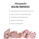 Morganite Designer Halo Engagement Ring with Moissanite Morganite - ( AAA ) - Quality - Rosec Jewels