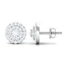 Classic Round Diamond Stud Earrings Diamond - ( HI-SI ) - Color and Clarity - Rosec Jewels