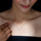 Moissanite Gemini Constellation Necklace - Rosec Jewels