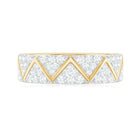 Certified Moissanite Full Eternity Band Ring Moissanite - ( D-VS1 ) - Color and Clarity - Rosec Jewels