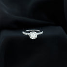 Certified Moissanite Solitaire Engagement Ring - Rosec Jewels