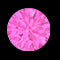 1 CT ovaler rosafarbener Saphir-Solitärring mit Diamantakzent
