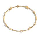 Certified Moissanite Celestial Station Chain Bracelet Moissanite - ( D-VS1 ) - Color and Clarity - Rosec Jewels
