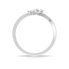 1/4 CT Prong Set Diamond Three Stone Wrap Ring Diamond - ( HI-SI ) - Color and Clarity - Rosec Jewels
