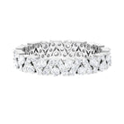 Zircon Wedding Anniversary Eternity Ring Zircon - ( AAAA ) - Quality - Rosec Jewels