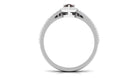 Garnet Vintage Teardrop Wedding Ring Set with Diamond Garnet - ( AAA ) - Quality - Rosec Jewels