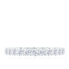 1.75 CT Round Cut Moissanite Full Eternity Ring for Women Moissanite - ( D-VS1 ) - Color and Clarity - Rosec Jewels