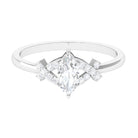 1 CT Marquise Cut Zircon Engagement Ring with Split Shank Zircon - ( AAAA ) - Quality - Rosec Jewels