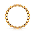 1 CT Bezel Set Orange Sapphire Eternity Ring Orange Sapphire - ( AAA ) - Quality - Rosec Jewels