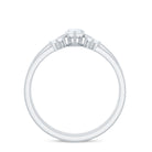 Marquise Cut Solitaire Moissanite Simple Ring Set Moissanite - ( D-VS1 ) - Color and Clarity - Rosec Jewels